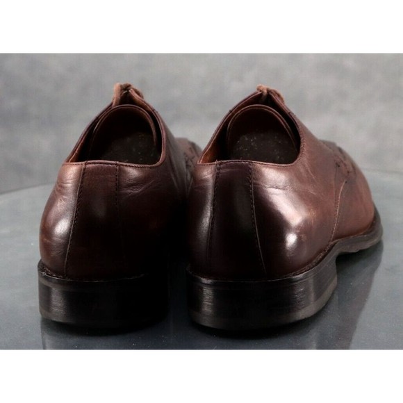 Johnston & Murphy Men\'s Comfort Dress Shoes Size 10 Leather Brown 20-6460